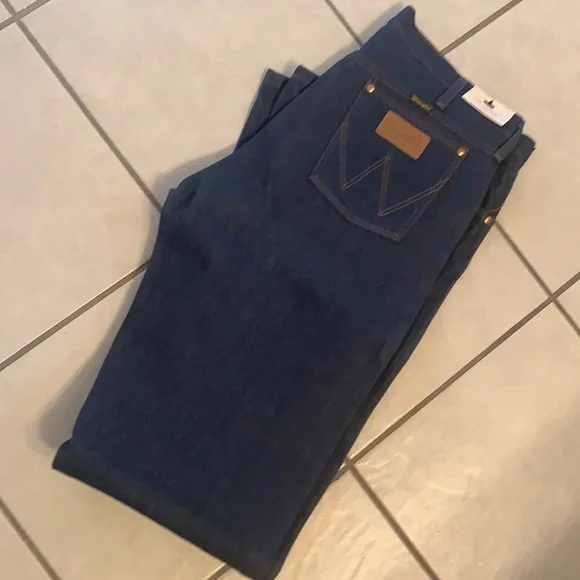Jean Wrangler Blue Bell Vintage Made In USA - Taille 32/32, Couleur Blanc, Occasion Top état !